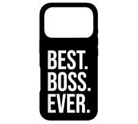 Custodia per iPhone 17 Pro Best Boss Ever Sign,World's Best Boss Award Work Boss Funny