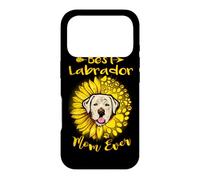 Custodia per iPhone 17 Pro Best Labrador Retriever Dog Mom Ever Sunflower Paw Dog Lover