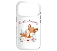 Custodia per iPhone 17 Pro Best Mummy - Mother's Day Cute Mom & Baby Dear Watercolor