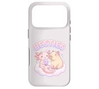 Custodia per iPhone 17 Pro Besties Axolotl Capybara Bubble Tea Carino Kawaii Anime Animale