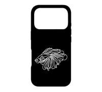 Custodia per iPhone 17 Pro Betta Linee Art Amante Acquari