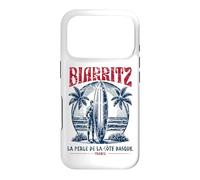 Custodia per iPhone 17 Pro Biarritz France Surf Summer - Stampa invecchiata