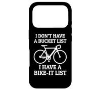 Custodia per iPhone 17 Pro Bici da strada Ciclismo Bike-It List Non Bucket List Divertente