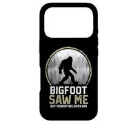 Custodia per iPhone 17 Pro Bigfoot Saw Me Nobody Believes Him Funny Sasquatch Bigfoot