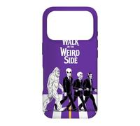 Custodia per iPhone 17 Pro Bigfoot - Scheletro alieno che attraversa la strada Strano Halloween