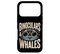 Custodia per iPhone 17 Pro Binocoli E Balene Amante Osservazione Balene