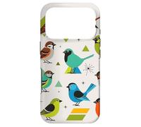 Custodia per iPhone 17 Pro Bird Art Mid Century Midcentury Retro Atomic Age Space
