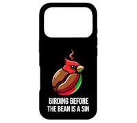 Custodia per iPhone 17 Pro Bird Watching Humor Birding Before The Bean Is A Sin