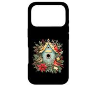 Custodia per iPhone 17 Pro Birdhouse Cardinal Winter Birds Lover - Birdwatcher natalizio