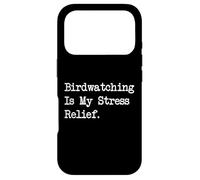 Custodia per iPhone 17 Pro Birdwatching è il mio sollievo dallo stress divertente Birdwatching citazione