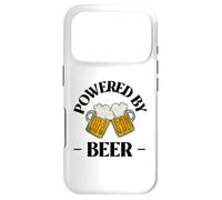 Custodia per iPhone 17 Pro Birra regalo per lui - Powered by Beer - divertente slogan birra