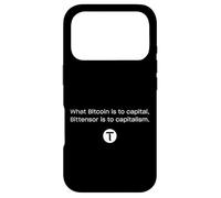 Custodia per iPhone 17 Pro Bitcoin Capital, capitalismo bittensore