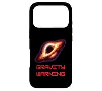Custodia per iPhone 17 Pro Black Holes Gravity Warning Maglietta Fun Space Physics