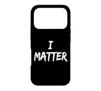 Custodia per iPhone 17 Pro Black Lives Human Rights Quote Civil Protest I Matter