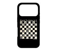 Custodia per iPhone 17 Pro Black To Mate In 2 Trova scacco matto Puzzle #156 Scacchi