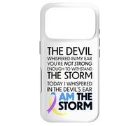 Custodia per iPhone 17 Pro Bladder Cancer Warriors I Am The Storm, I Will Survive