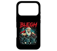Custodia per iPhone 17 Pro Blegh Sleigher Claus Metal Blegh Krampus Natale