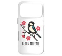 Custodia per iPhone 17 Pro Bloom in Peace Uccello e Cherry Blossom Serenity Art