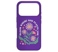 Custodia per iPhone 17 Pro Bloom Where God Plants You Faith Bloom Where You Are Planted