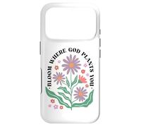 Custodia per iPhone 17 Pro Bloom Where God Plants You Faith Bloom Where You Are Planted