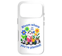 Custodia per iPhone 17 Pro Bloom Where You're Planted - Simpatico design a forma di rana
