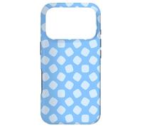 Custodia per iPhone 17 Pro Blue Bubble Dew Drop Cube Rounded Square Airiness Pattern