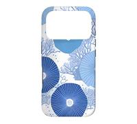 Custodia per iPhone 17 Pro Blue Coral Pattern Ocean Sea Life Immersioni subacquee