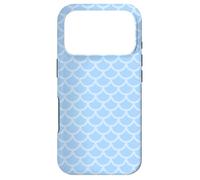 Custodia per iPhone 17 Pro Blue Hollow Armor Arches Geometric Modern Pattern