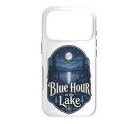 Custodia per iPhone 17 Pro Blue Hour at the Lake Badge Lakecore Estetica