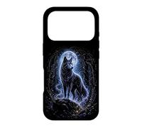 Custodia per iPhone 17 Pro Blue Moon Wolf Mistico Foresta Fantasia Gotica Grafica
