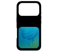 Custodia per iPhone 17 Pro Blue Whale - Notte stellata ispirata allo zoo Animal Art