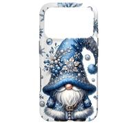 Custodia per iPhone 17 Pro Blue Winter Gnome For Mom Cute Aesthetic Snowflake Patterns