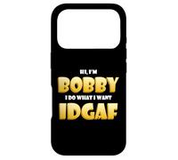 Custodia per iPhone 17 Pro Bobby Costume IDGAF Funny Meme Halloween Costume For Bobbys