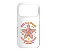 Custodia per iPhone 17 Pro Boho Starfish Dreams Hippie Sun Bliss Retro Groovy Beach
