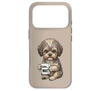 Custodia per iPhone 17 Pro Bolonka cane con tazza di caffè dice di no, uh semplicemente nö