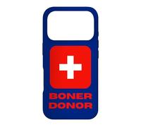 Custodia per iPhone 17 Pro Boner Donor Life Guard Cross Saving vite con umorismo