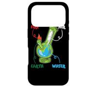 Custodia per iPhone 17 Pro Bong Elements Fire Water Earth Air THC Weed Smoking Anatomy