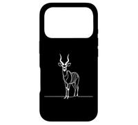 Custodia per iPhone 17 Pro Bongo Antilope Arte Lineare Fauna Disegno