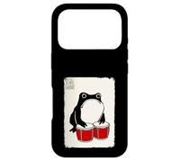 Custodia per iPhone 17 Pro Bongo Batteria Grumpy Frog Divertente Kawaii Giapponese