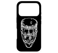 Custodia per iPhone 17 Pro Bongo Drum Sketch Bongo Batterista