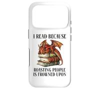 Custodia per iPhone 17 Pro Book Dragon I Read Because Roasting People is Frowned Upon