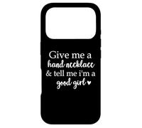 Custodia per iPhone 17 Pro Book Smutt Give Me a Hand Necklace & Tell Me I'm a Good Girl