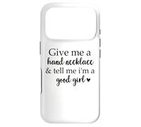 Custodia per iPhone 17 Pro Book Smutt Give Me a Hand Necklace & Tell Me I'm a Good Girl