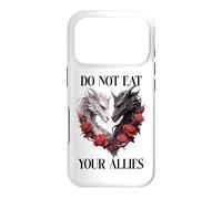 Custodia per iPhone 17 Pro Bookish Dragons We Do Not Eat Allies Book Dragon Drk Romance