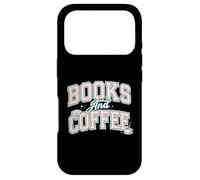 Custodia per iPhone 17 Pro Books And Coffee Cozy Reader Typography Pastel Design