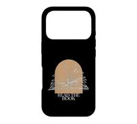 Custodia per iPhone 17 Pro Bookworm Read The Book Boho Arch Line Art Illustration