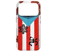 Custodia per iPhone 17 Pro Boricua Pride Cover con bandiera del Porto Rico Coqui Sun Taíno