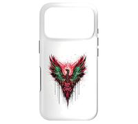 Custodia per iPhone 17 Pro Born From Chaos Fenice - Vintage Edgy Y2K Backprint Graffiti