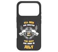 Custodia per iPhone 17 Pro Born in July All Men Equal Best Are Born In July Birthday