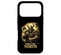 Custodia per iPhone 17 Pro Born Of The North Guerriero Vichingo Design Nordico Uomo